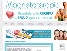 Tablet Screenshot of magneto-terapia.es